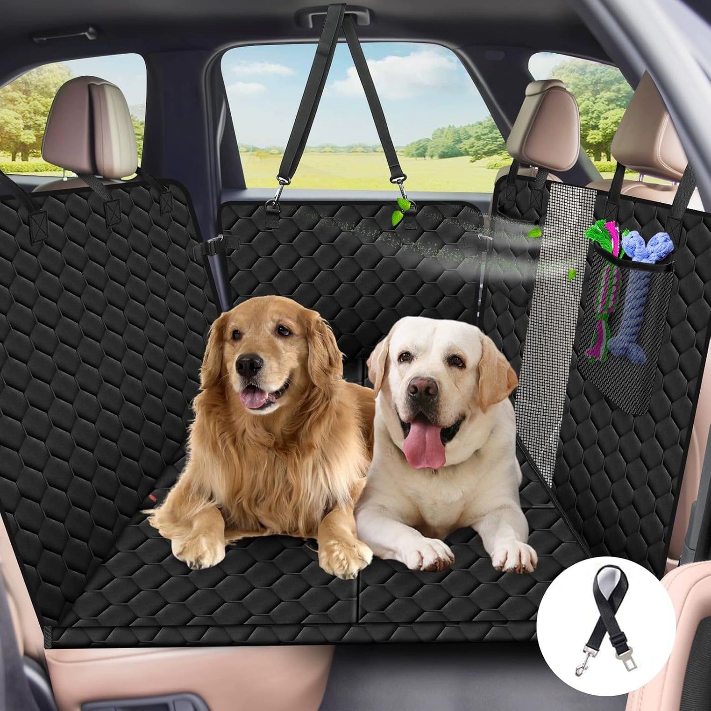 Rear Seat Medium Large Dog Anti-Dirty Car Pet Mat