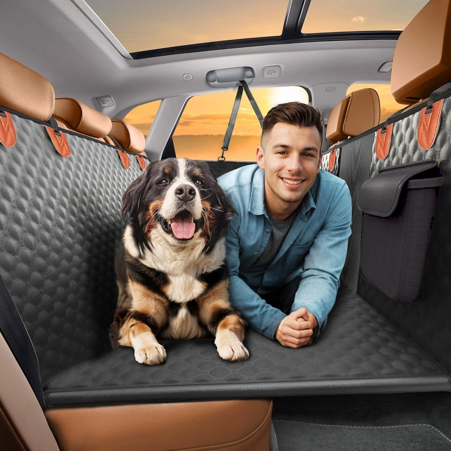 Rear Seat Medium Large Dog Anti-Dirty Car Pet Mat