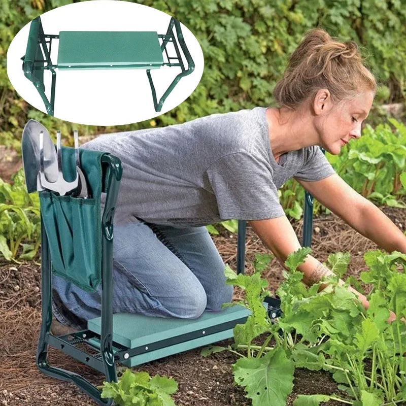 durable foldable garden kneeler portable soft cushion garden kneeling